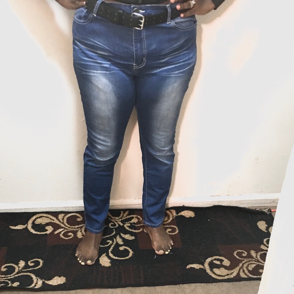 Plus V.I.P Blue Skinny Jeans